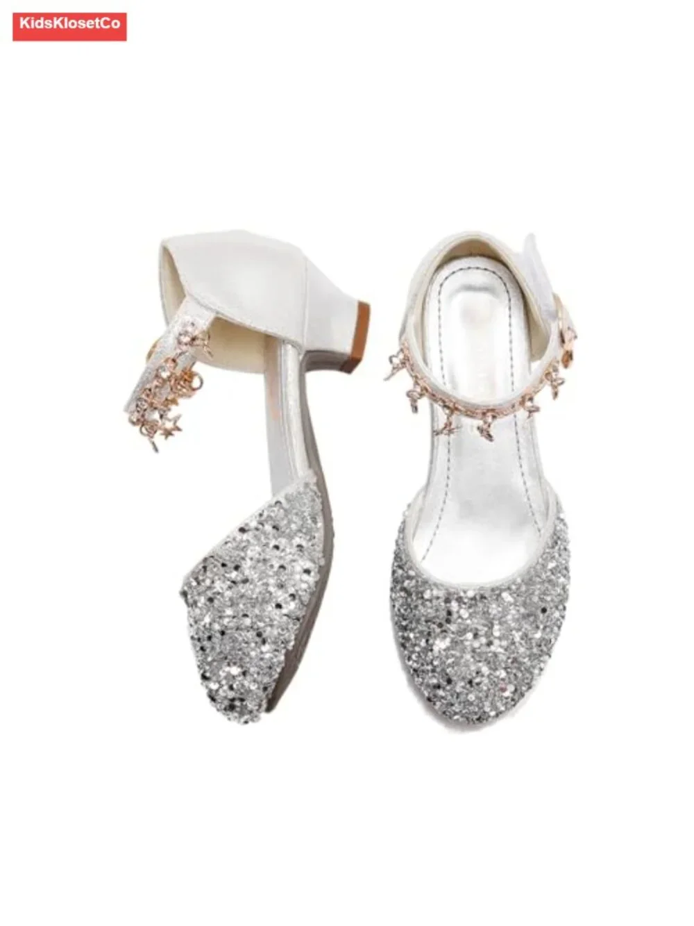 Toddler Girl Mary Jane Ballet Flats - PU & Rubber Sole, Party Dress Shoes